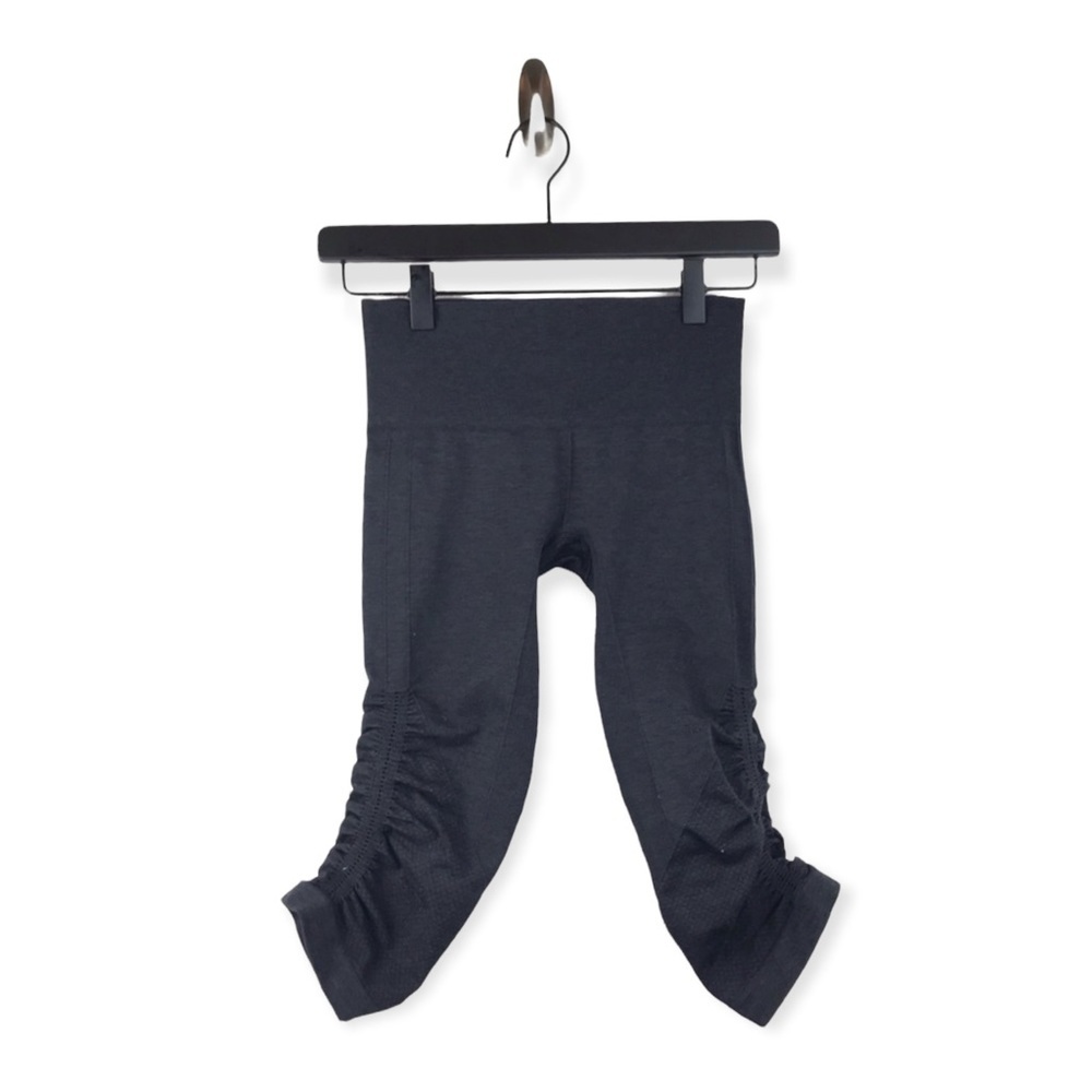 Lululemon In The Flow Crop II Heathered Deep Coal - Picture 3 of 9